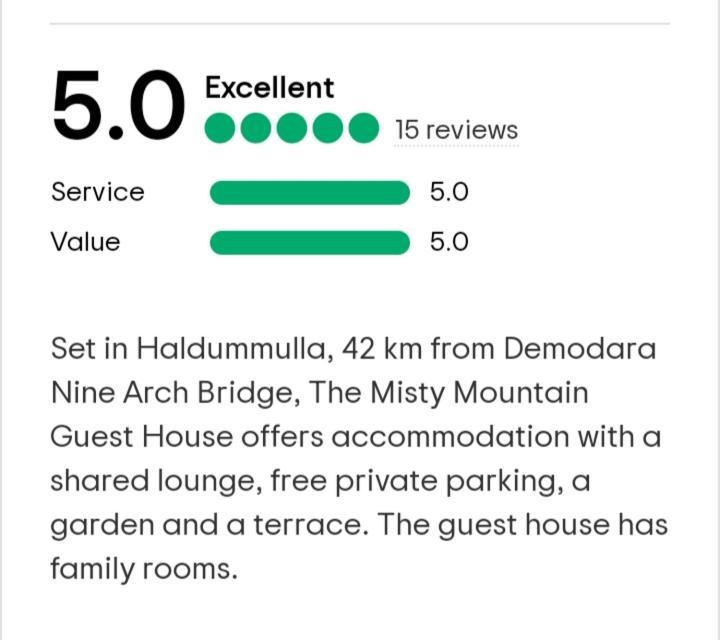 Haldummulla The Misty Mountain Guest House מראה חיצוני תמונה